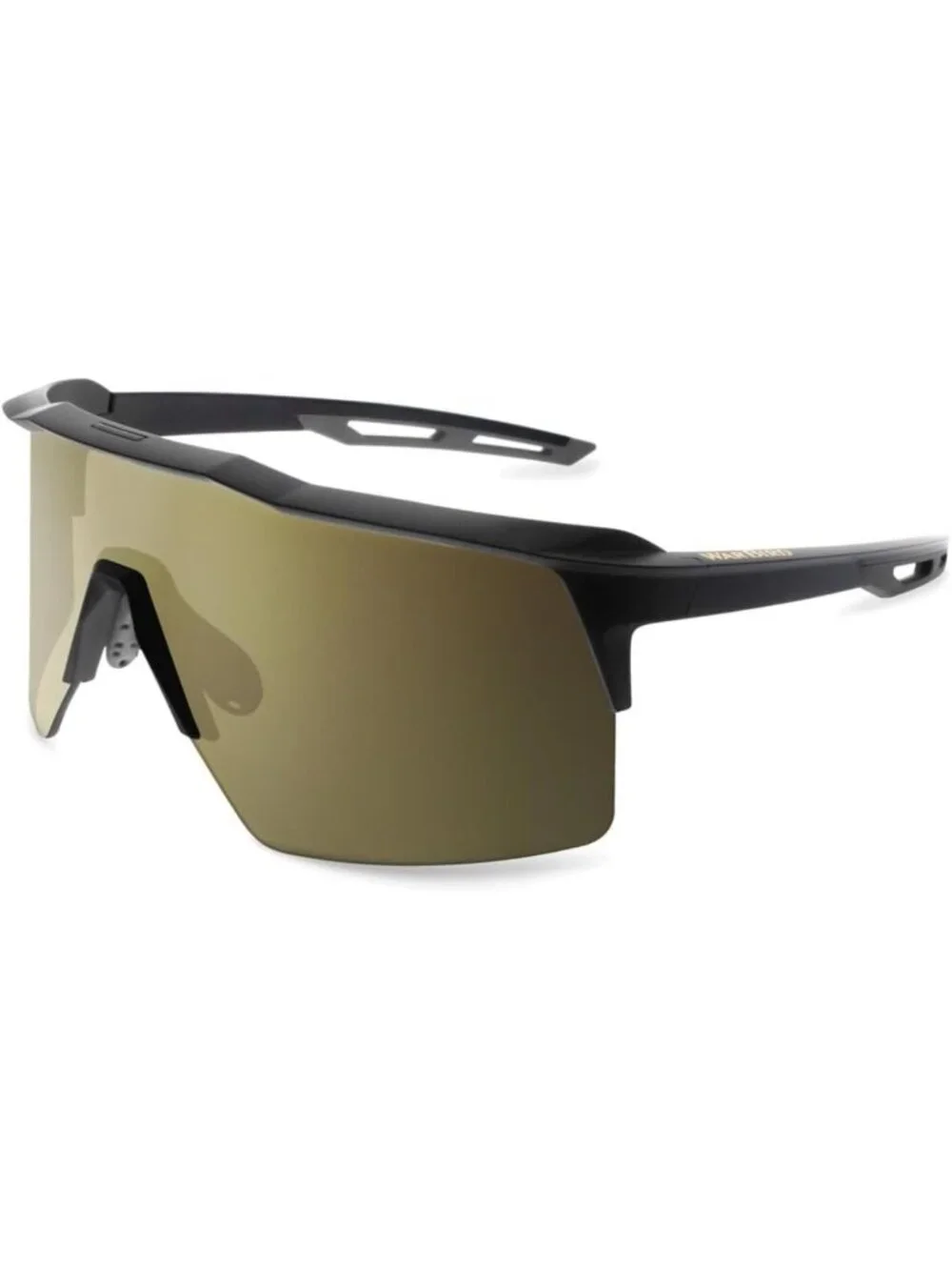 Polarized Mono-Shield Sunglasses - Impact Resistant, ANSI Z87.1 Safety, 100%